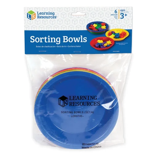 Alternative view of Learning Resources Puzzle Sorting Bowls, Set of 6