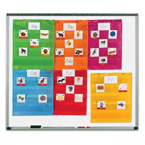 Alternative view of Learning Resources Puzzle Magnetic Pocket Chart Squares, Set of 6