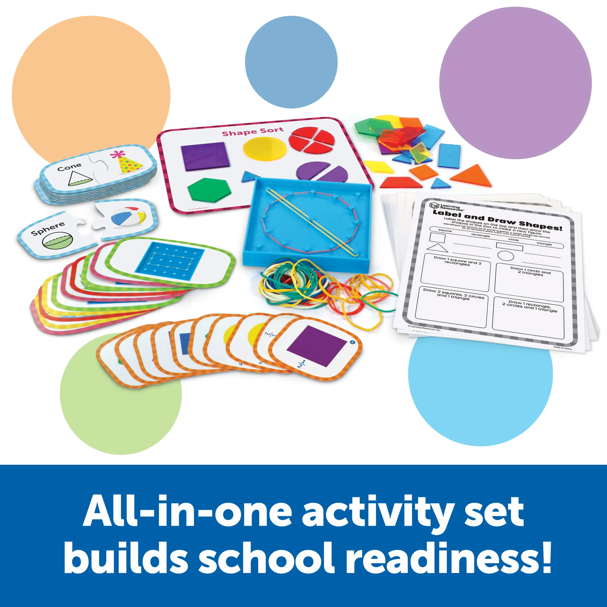 Skill Builders! First Grade Geometry Activity Set - Image 5