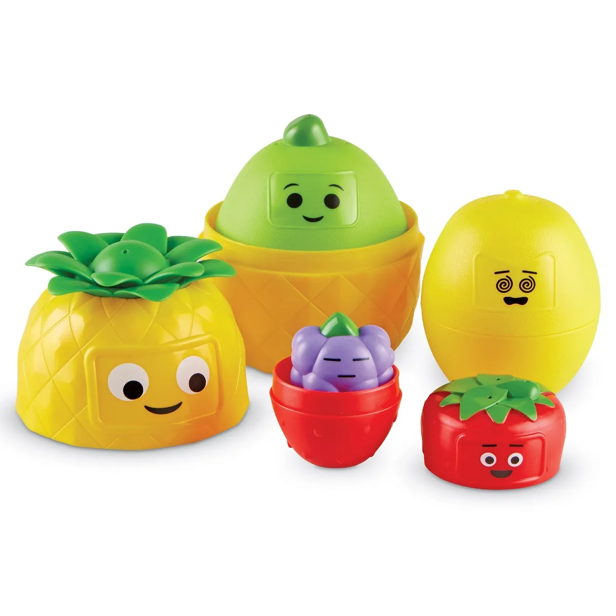 Learning Resources Puzzle Big Feelings Nesting Fruit Friends - Image 13