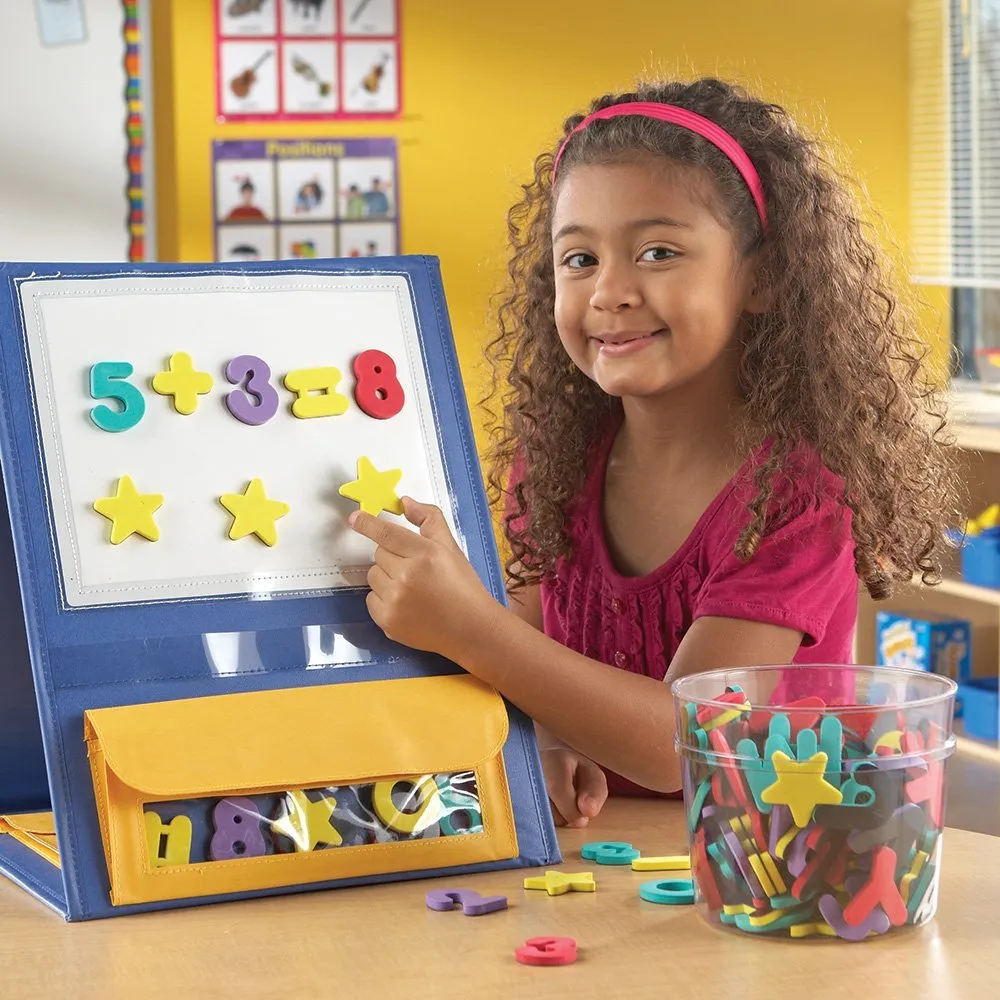 Learning Resources Puzzle Double-Sided Magnetic Tabletop Pocket Chart - Image 3