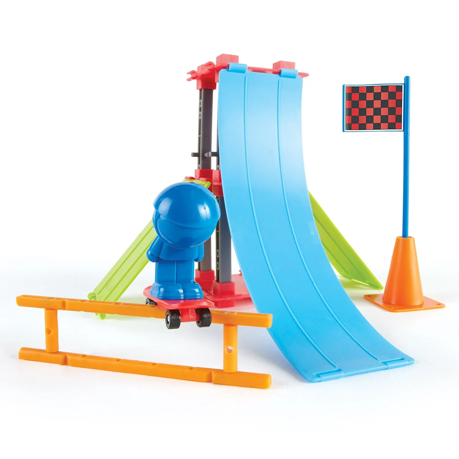 Learning Resources Puzzle Skate Park Engineering & Design Building Set - Image 3