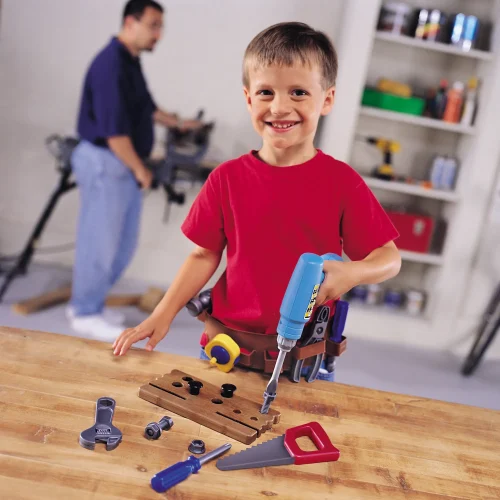 Alternative view of Learning Resources Puzzle Pretend & Play® Work Belt Tool Set