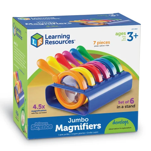 Alternative view of Primary Science Jumbo Magnifiers with Stand