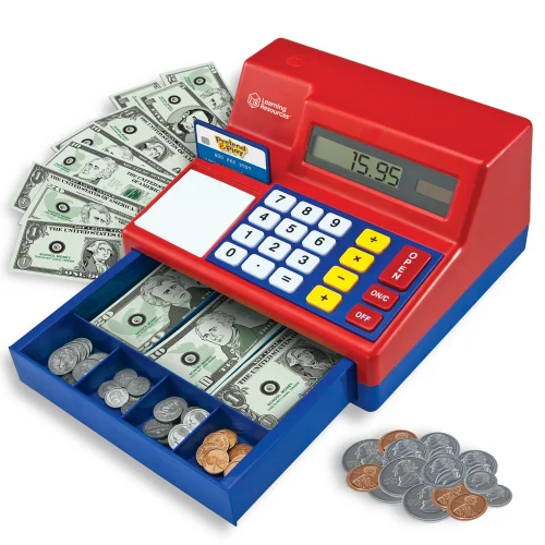 Learning Resources Puzzle Pretend & Play® Calculator Cash Register