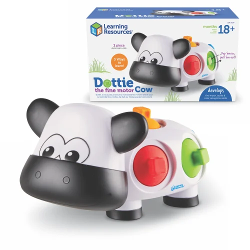 Learning Resources Puzzle Dottie the Fine Motor Cow