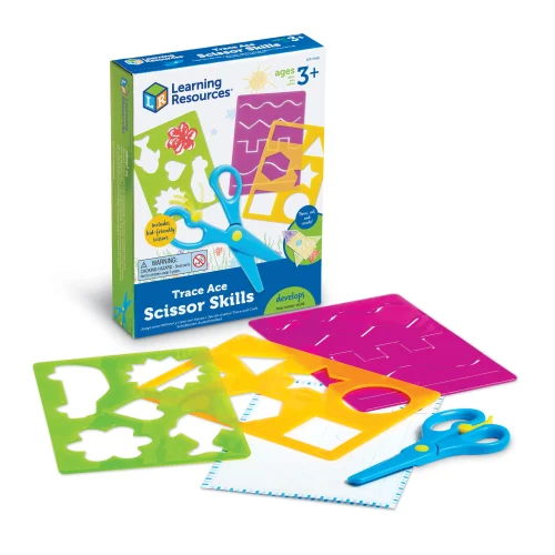 Learning Resources Puzzle Trace Ace Scissor Skills Set™