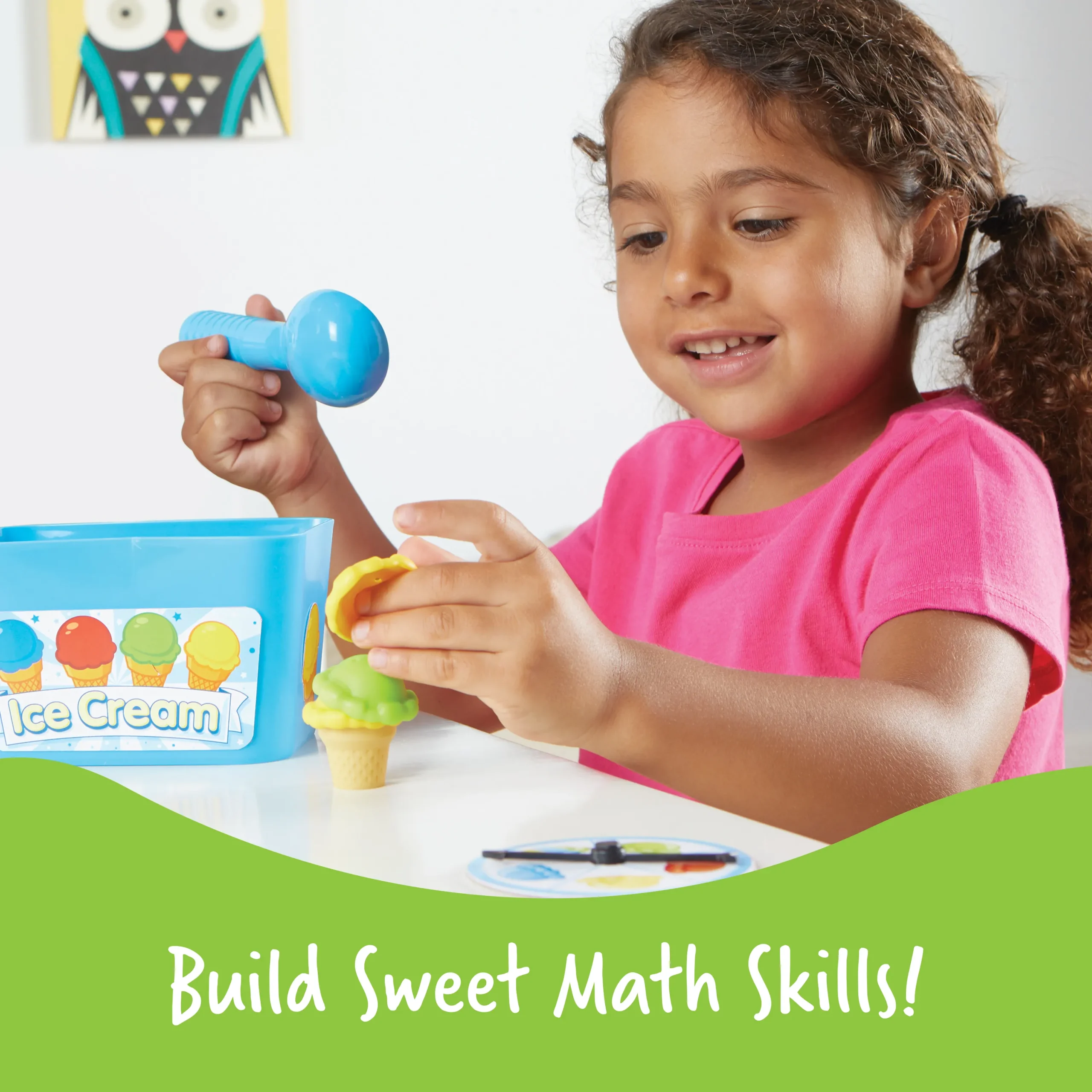 Learning Resources Puzzle Smart Scoops Math Activity Set - Image 3