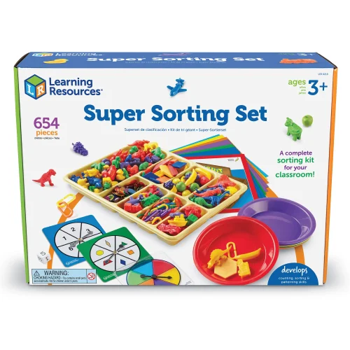 Alternative view of Learning Resources Puzzle Super Sorting Set