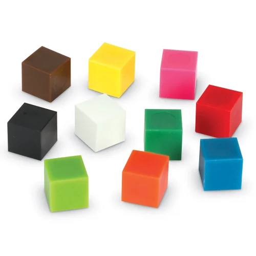 Alternative view of Learning Resources Puzzle Centimeter Cubes, Set of 500