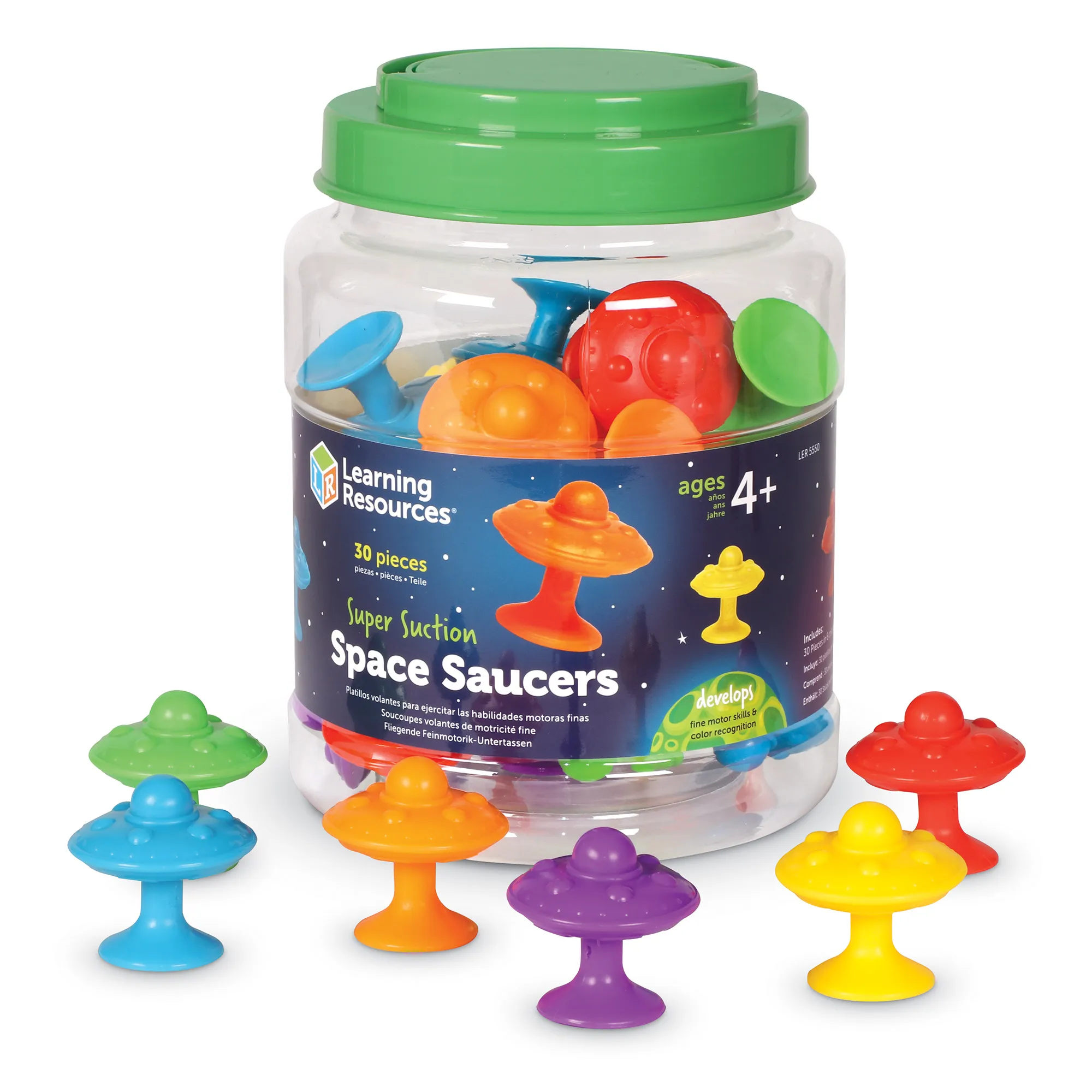 Learning Resources Puzzle Super Suction Space Saucers