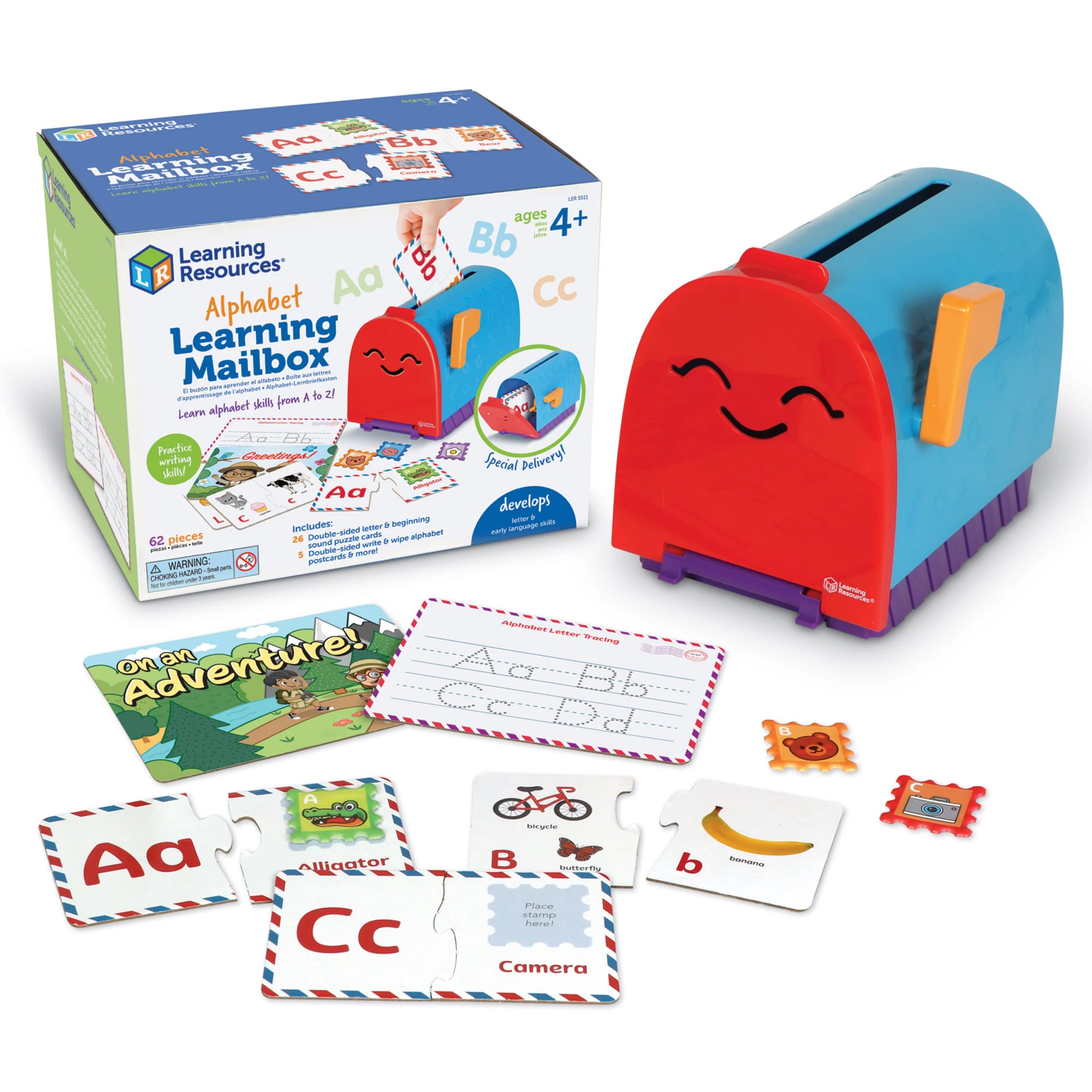 Learning Resources Puzzle Alphabet Learning Mailbox