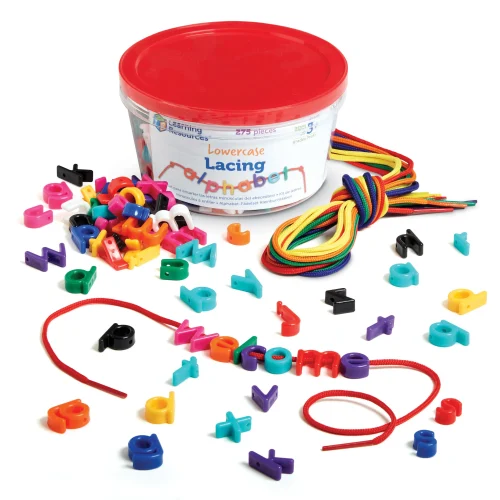 Learning Resources Puzzle Lowercase Lacing Alphabet