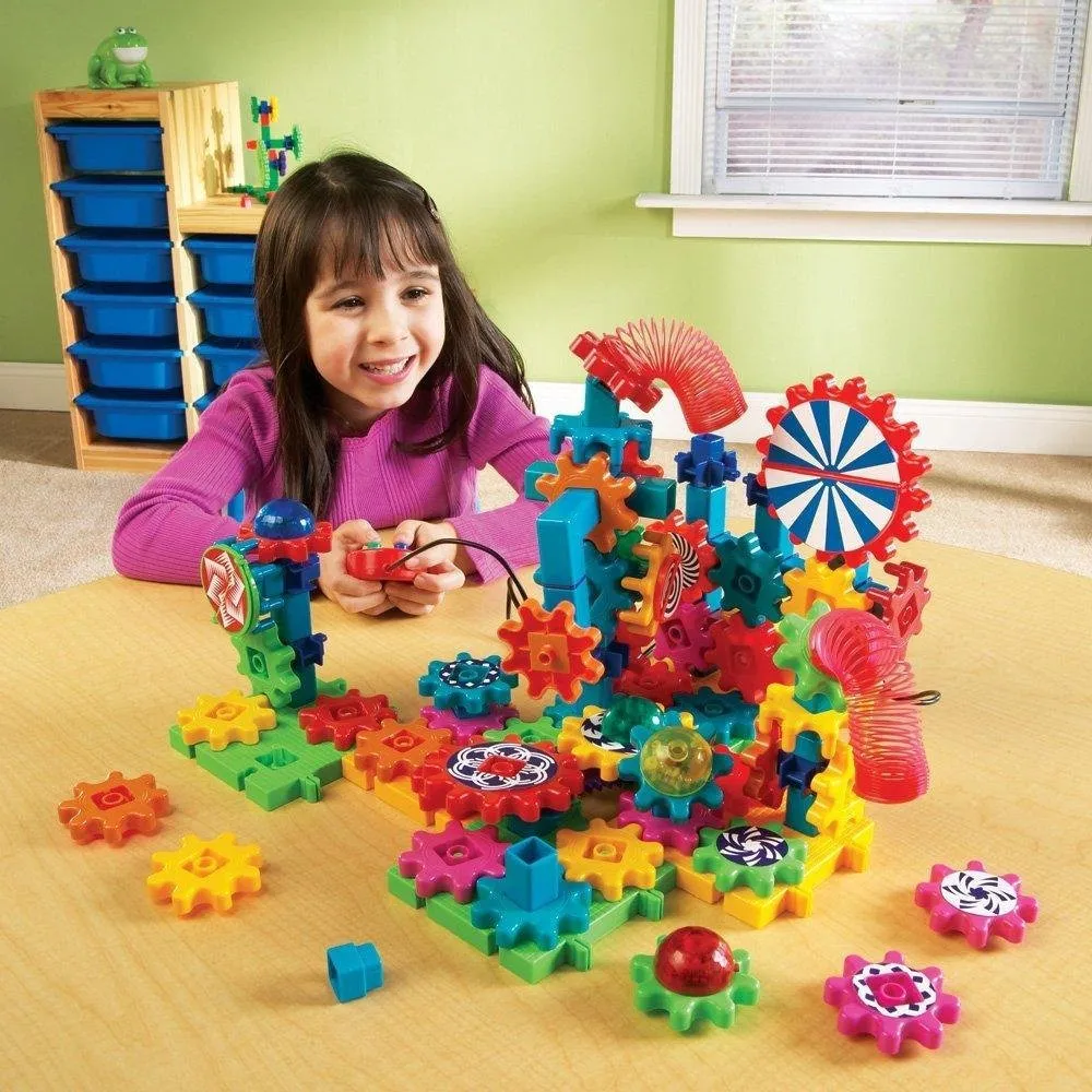 Learning Resources Puzzle Gears! Gears! Gears!® Lights & Action Motorized Building Set - Image 5