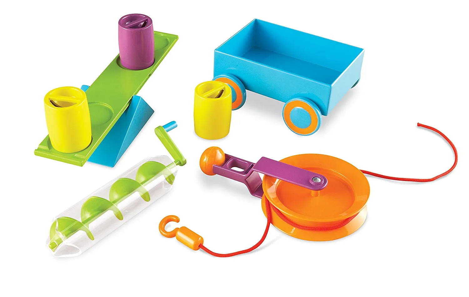 Learning Resources Puzzle STEM Simple Machines Activity Set