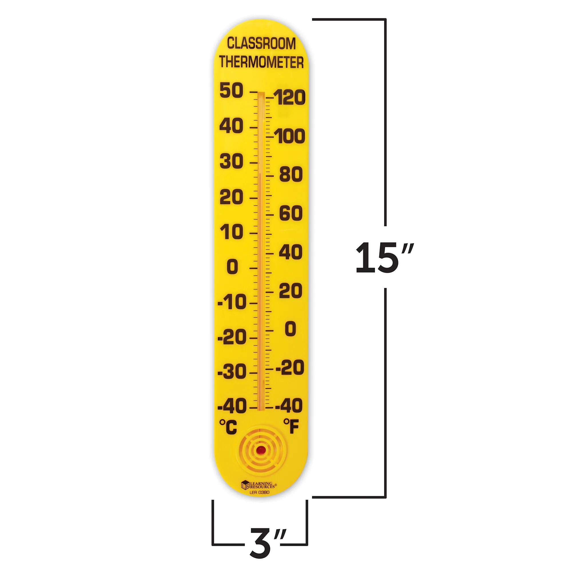 15" Classroom Thermometer - Image 4