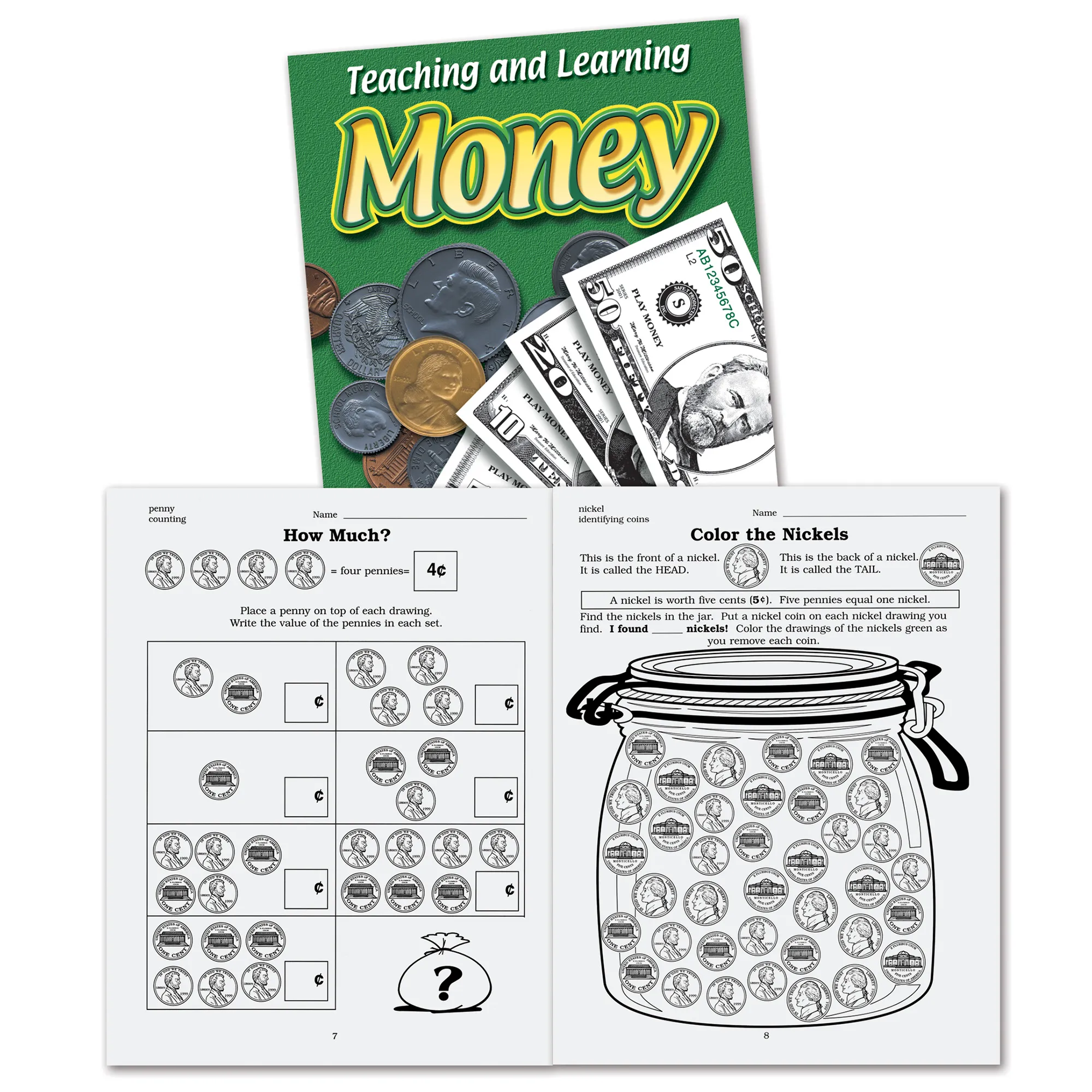 Learning Resources Puzzle Giant Classroom Money Kit - Image 4