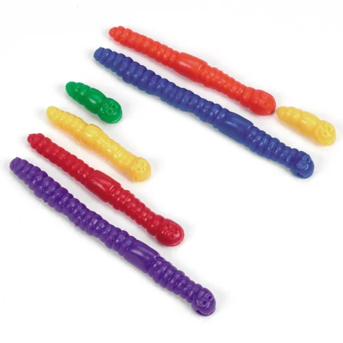 Alternative view of Learning Resources Puzzle Measuring Worms, Set of 72