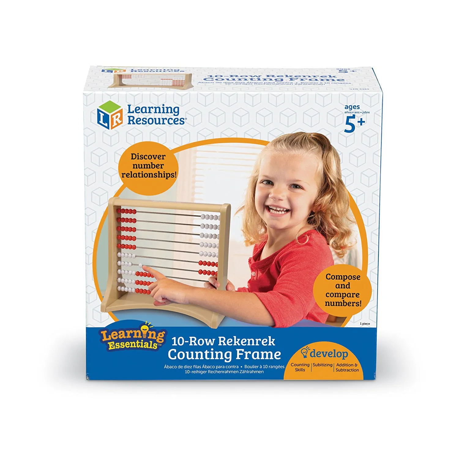 Learning Resources Puzzle 10-Row Rekenrek Counting Frame - Image 3