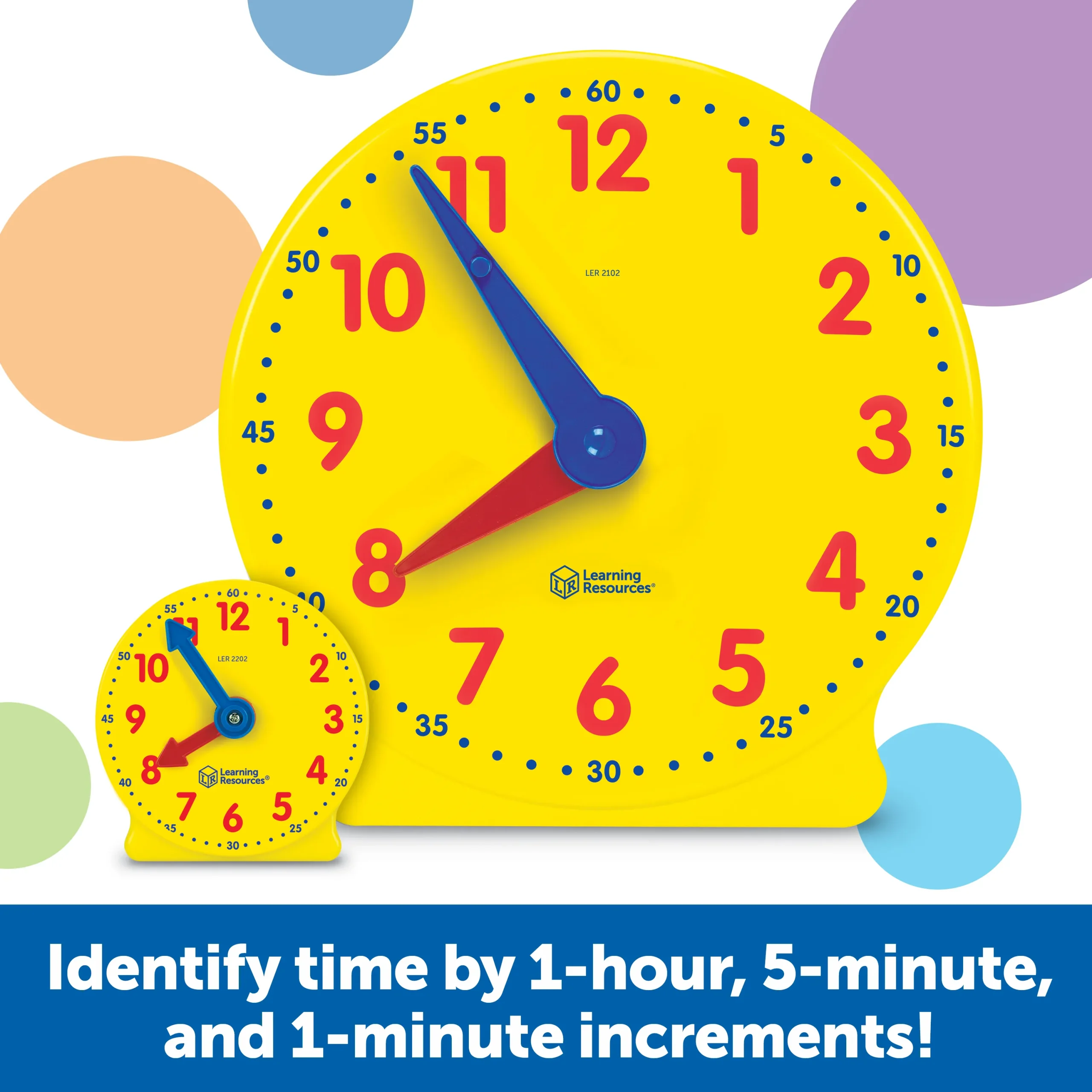 Learning Resources Puzzle Big Time™ Classroom Clock Kit - Image 5