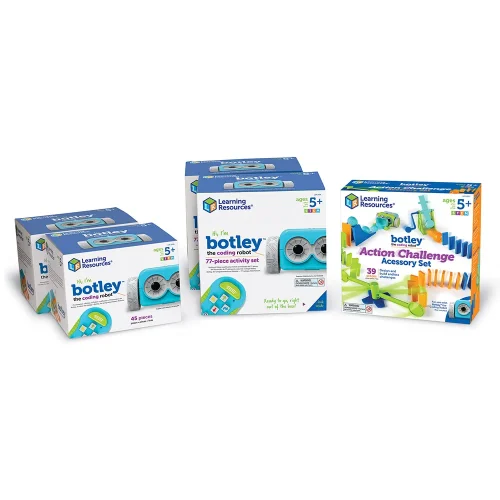 Alternative view of Learning Resources Puzzle Botley® the Coding Robot Classroom Set