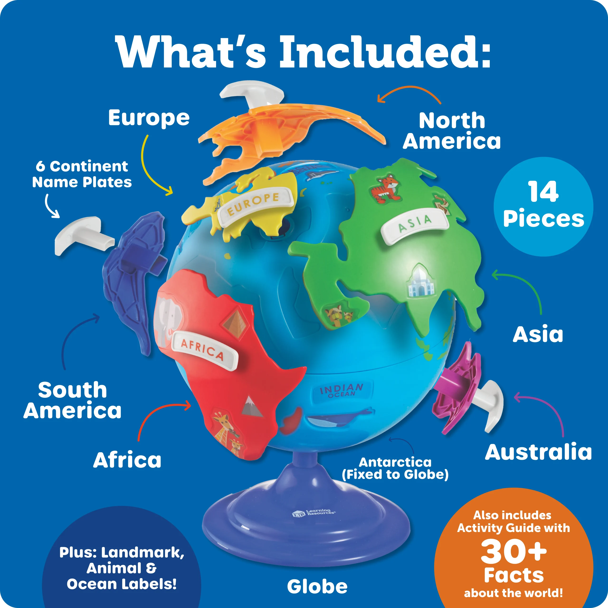 Learning Resources Puzzle Puzzle Globe - Image 2