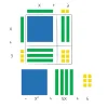 Learning Resources Puzzle Magnetic Algebra Tiles