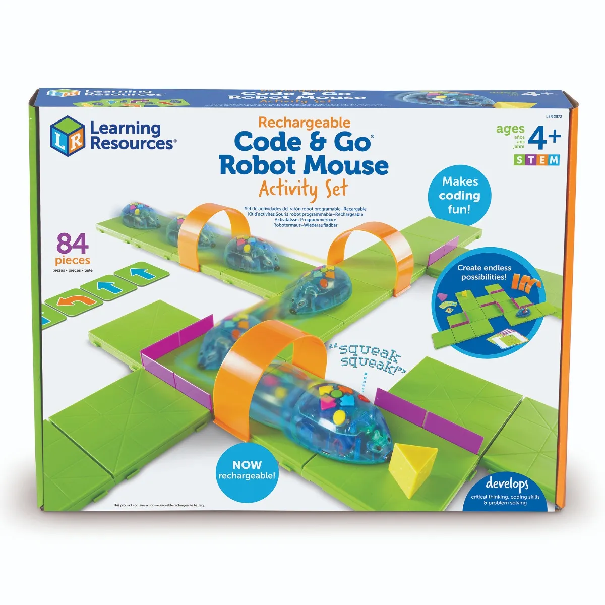 Learning Resources Puzzle Rechargeable Code & Go® Mouse Activity Set - Image 15