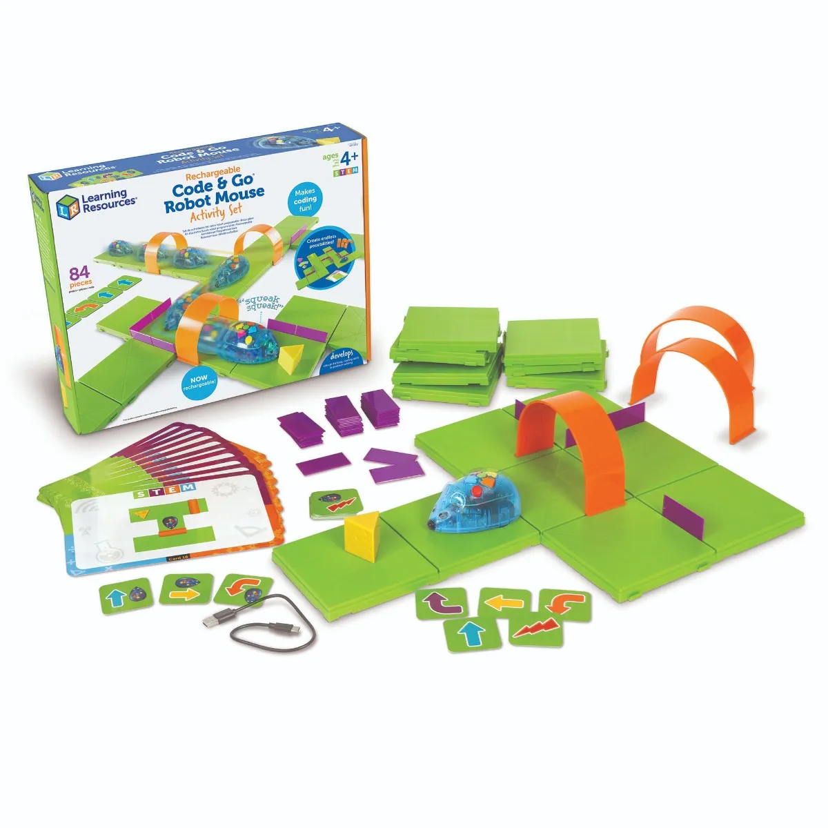 Learning Resources Puzzle Rechargeable Code & Go® Mouse Activity Set - Image 8