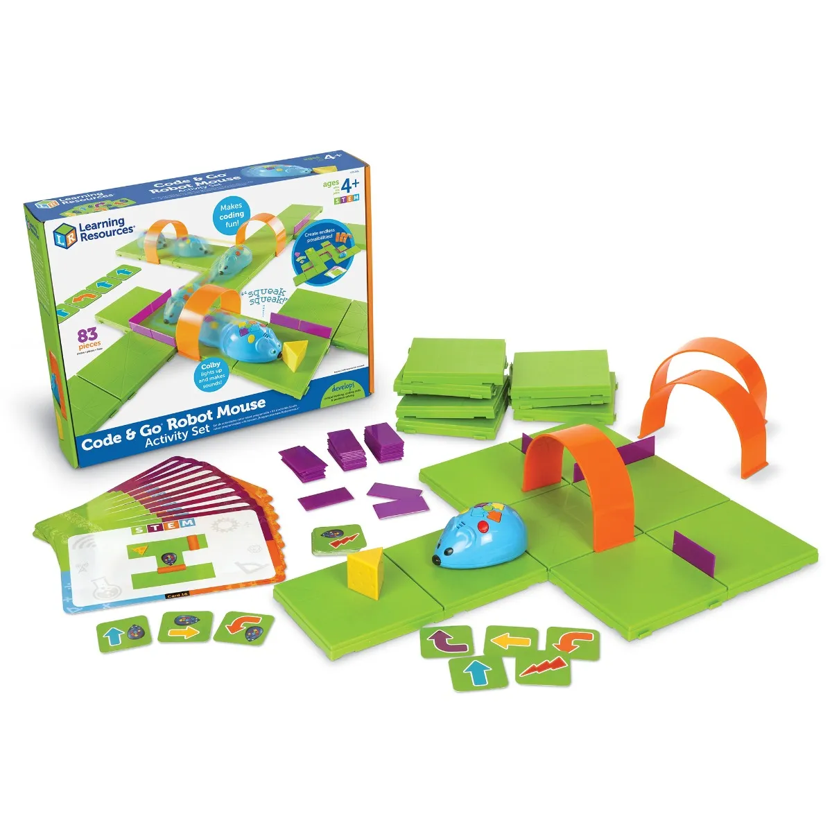 Learning Resources Puzzle Code & Go® Robot Mouse Activity Set - Image 22