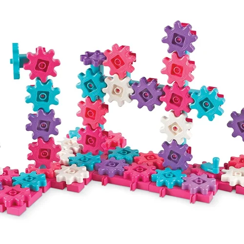 Learning Resources Puzzle Gears! Gears! Gears!® Deluxe Building Set - Pink