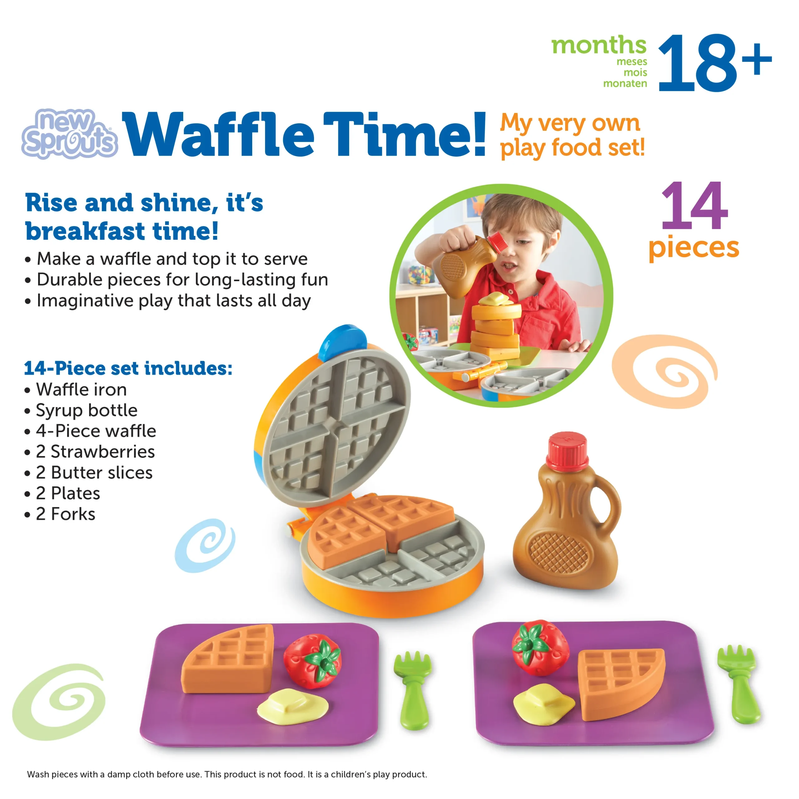 Learning Resources Puzzle New Sprouts® Waffle Time! - Image 7