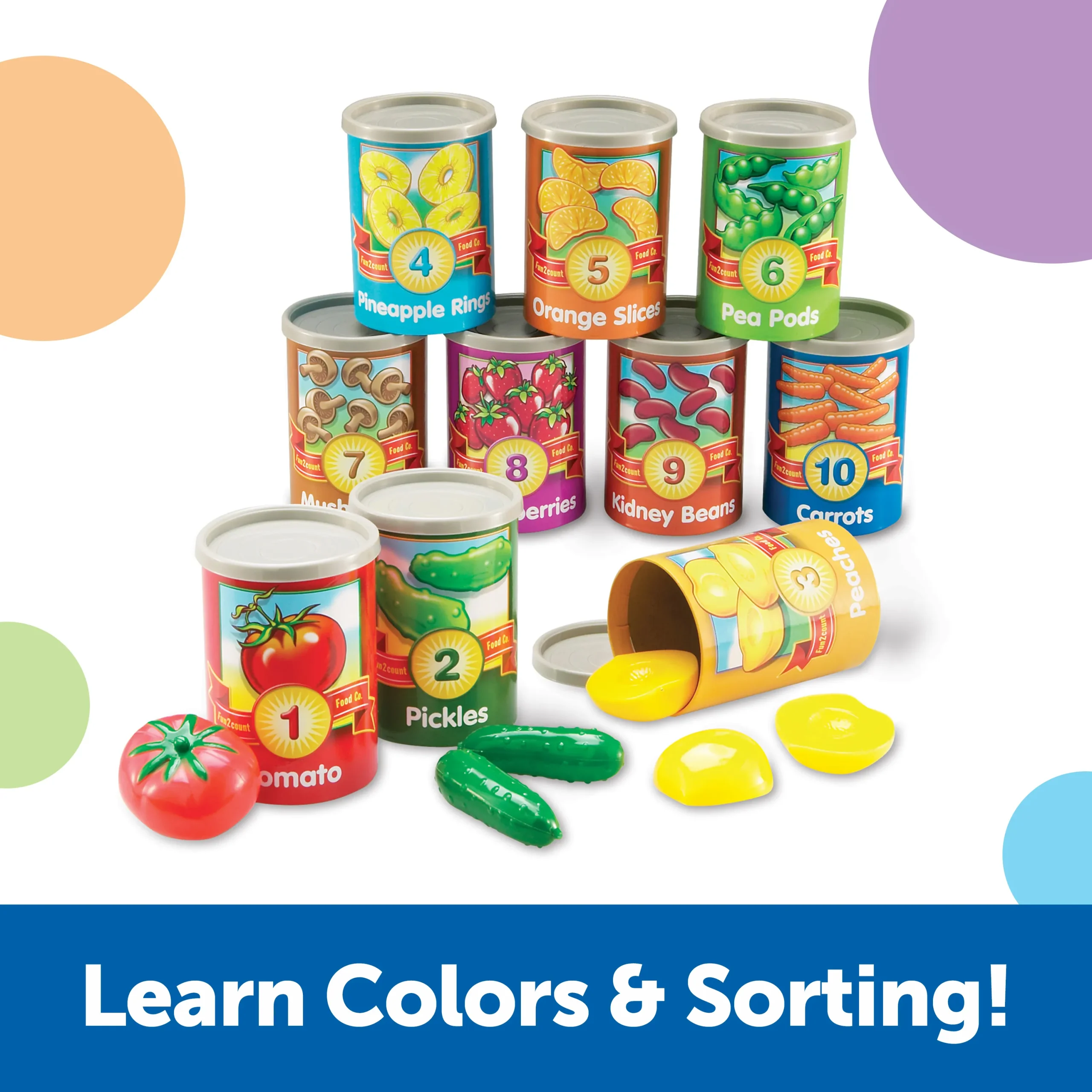 Learning Resources Puzzle 1 to 10 Counting Cans - Image 4