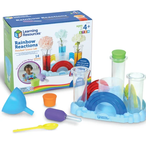 Learning Resources Puzzle Rainbow Reactions Preschool Science Lab