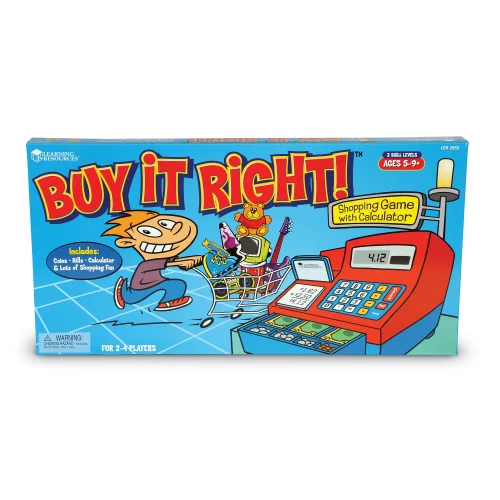 Alternative view of Learning Resources Puzzle Buy It Right™ Shopping Game