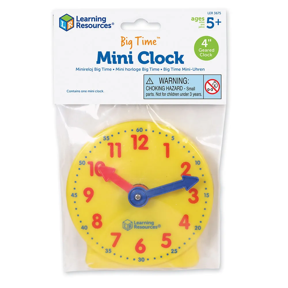 Learning Resources Puzzle Big Time™ Mini Clock - Image 2
