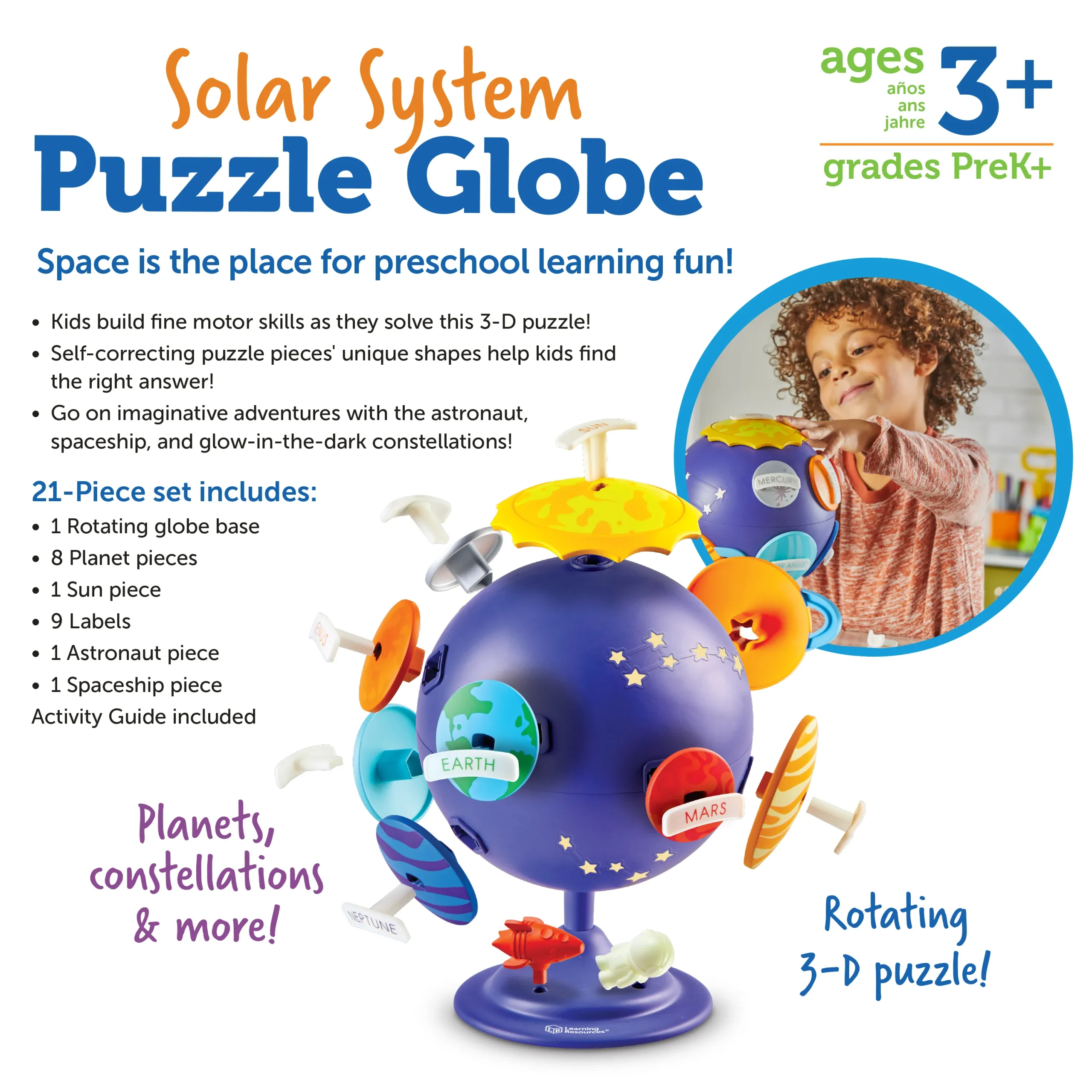 Solar System Puzzle Globe - Image 2