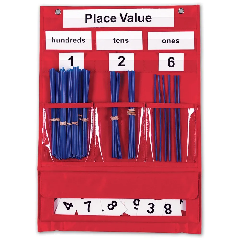 Learning Resources Puzzle Counting & Place Value Pocket Chart
