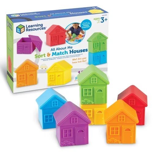Learning Resources Puzzle All About Me Sort & Match Houses