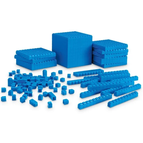 Alternative view of Learning Resources Puzzle Interlocking Base Ten Starter Set