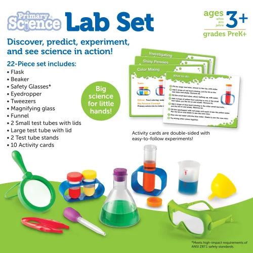 Alternative view of Learning Resources Puzzle Primary Science® Lab Set