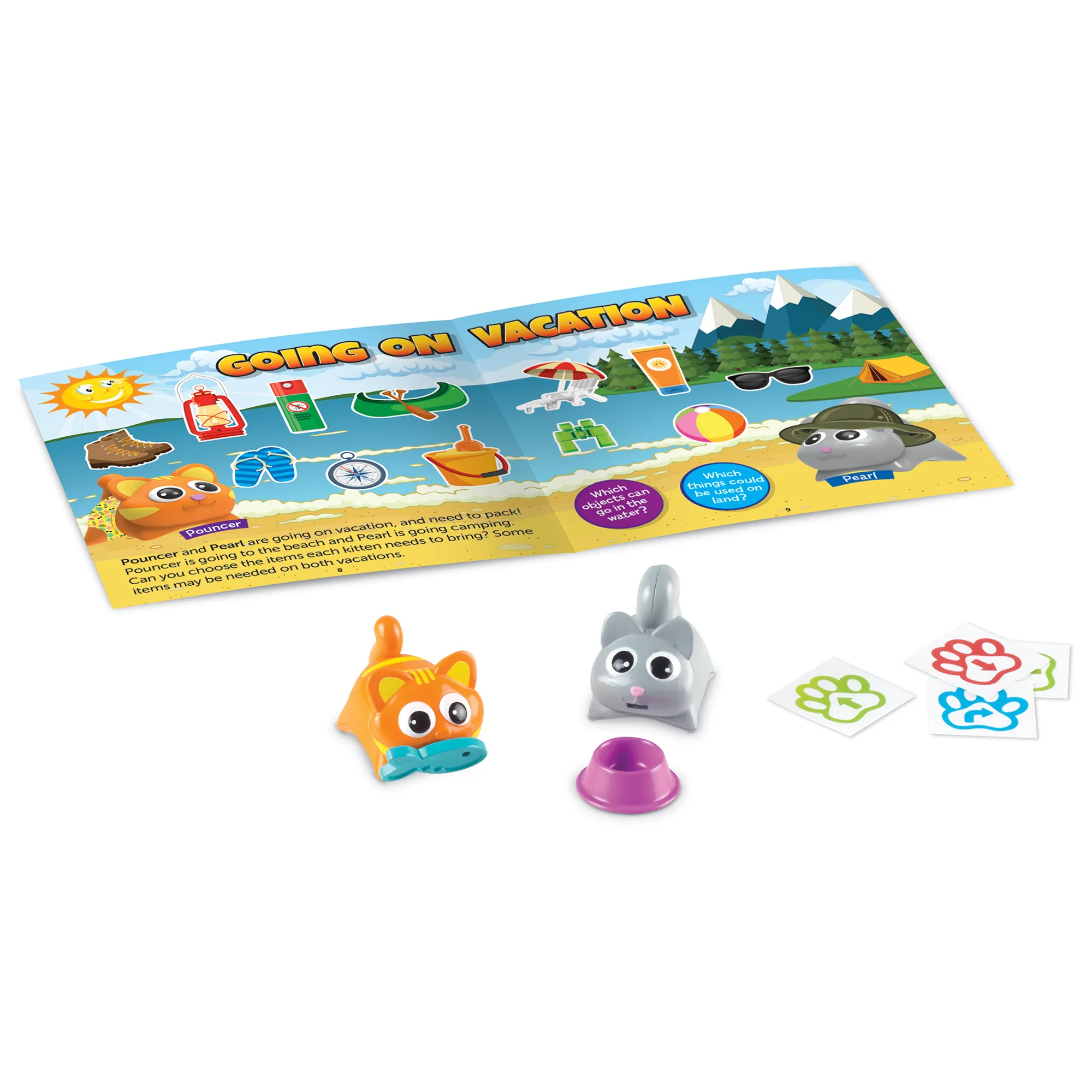 Learning Resources Puzzle Coding Critters® Pair-a-Pets: Adventures with Pouncer & Pearl - Image 3