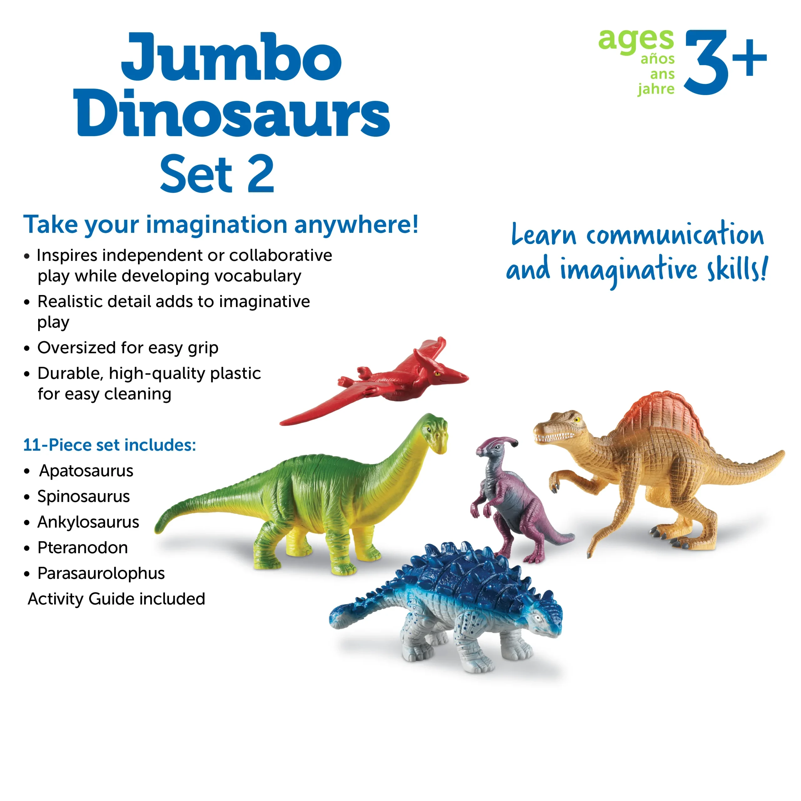 Learning Resources Puzzle Jumbo Dinosaurs Set 2 - Image 6