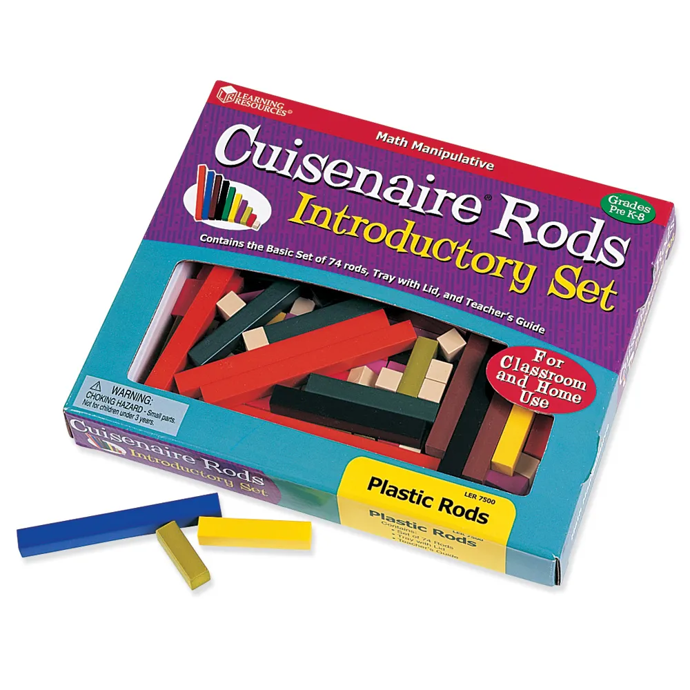 Learning Resources Puzzle Plastic Cuisenaire® Rods Introductory Set - Image 3