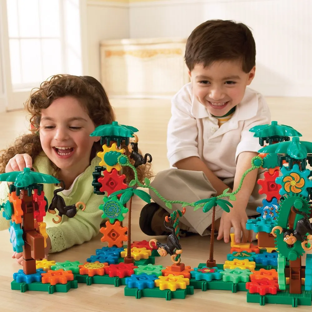 Learning Resources Puzzle Gears! Gears! Gears!® Movin' Monkeys™ Building Set - Image 7