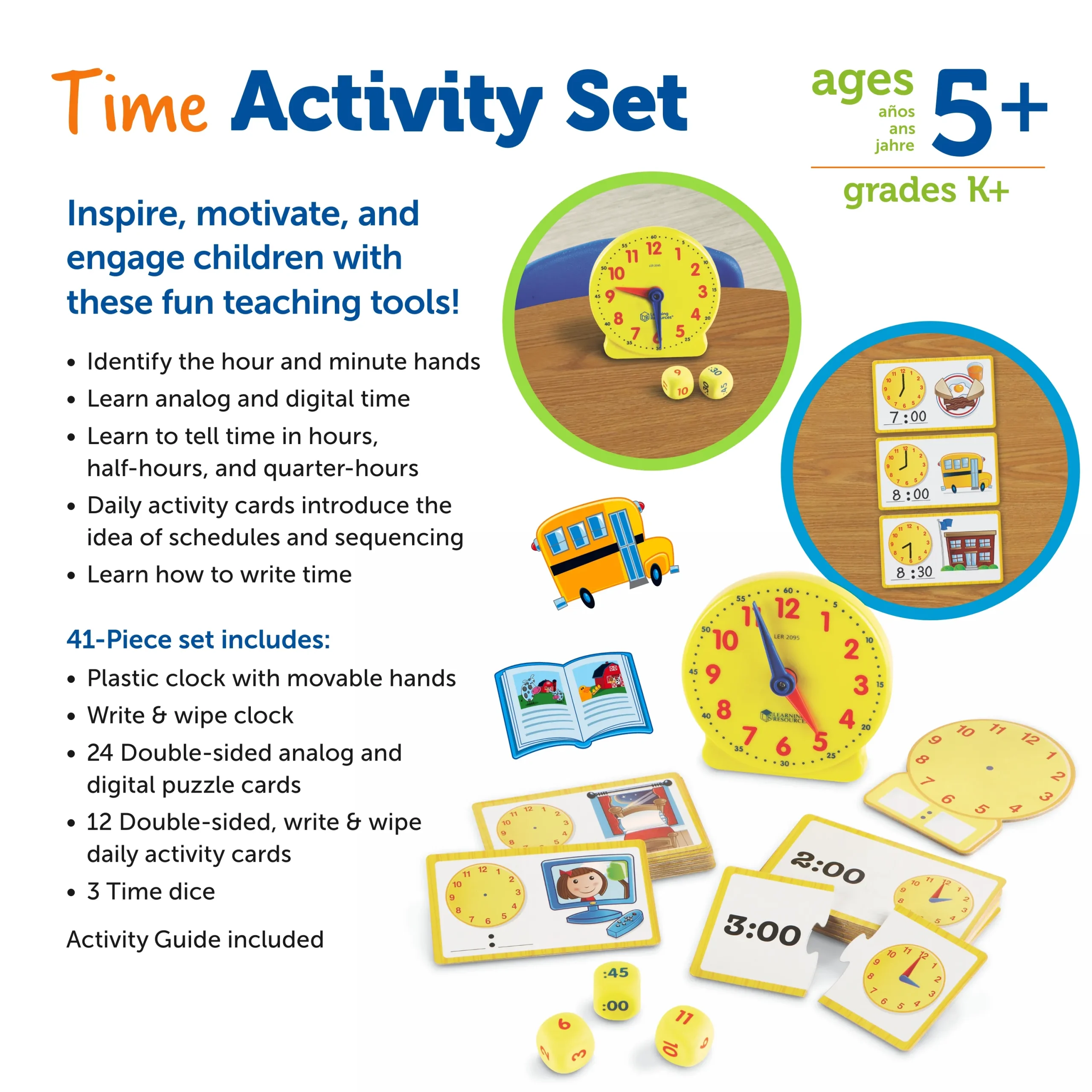 Learning Resources Puzzle Time Activity Set - Image 7