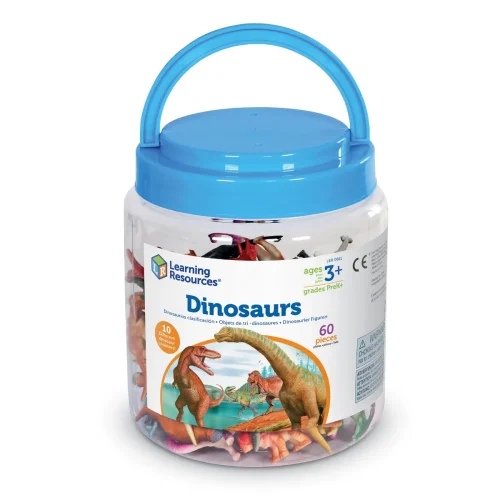 Alternative view of Learning Resources Puzzle Dinosaur Counters, Set of 60