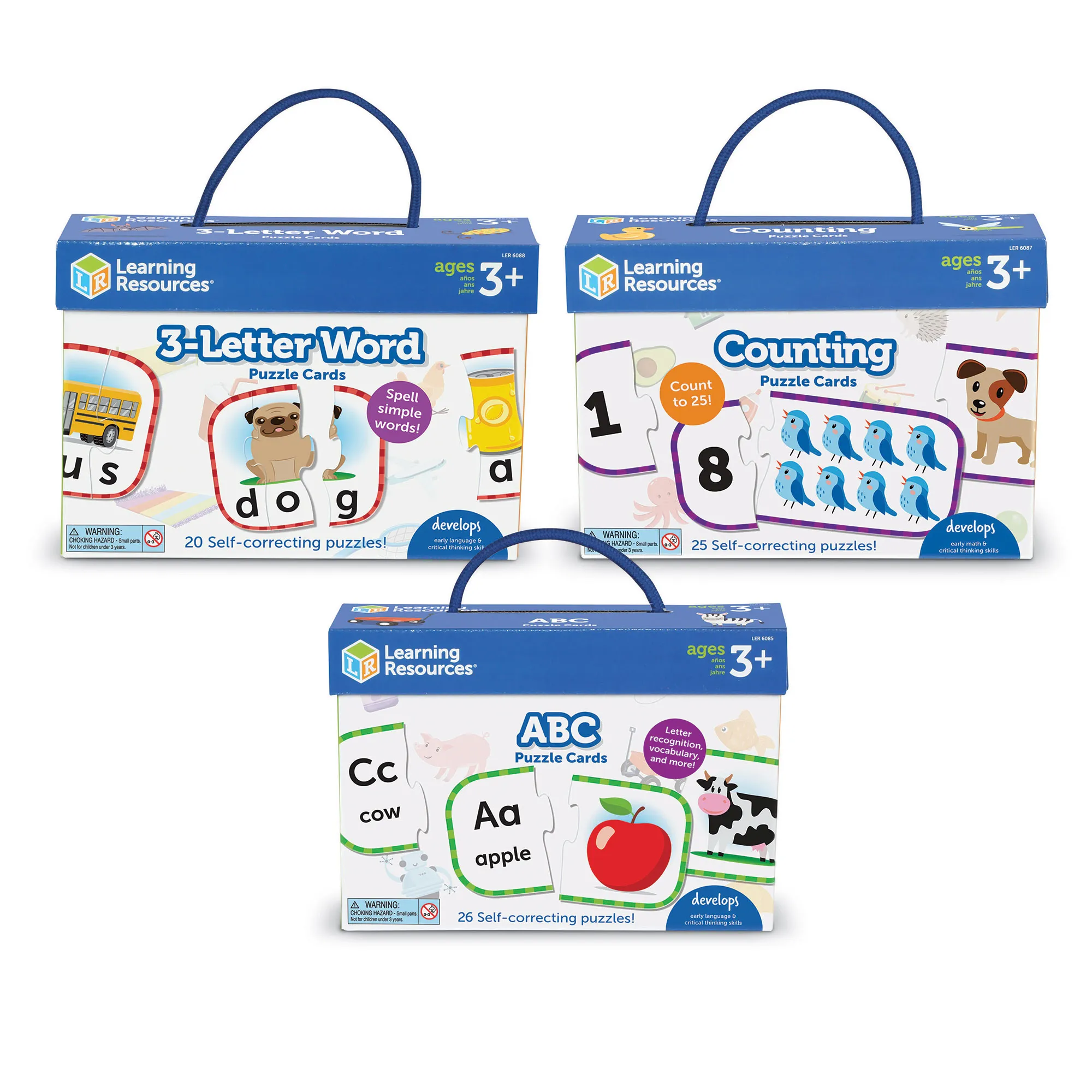 Learning Resources Puzzle Puzzle Card PreK Bundle - Image 4