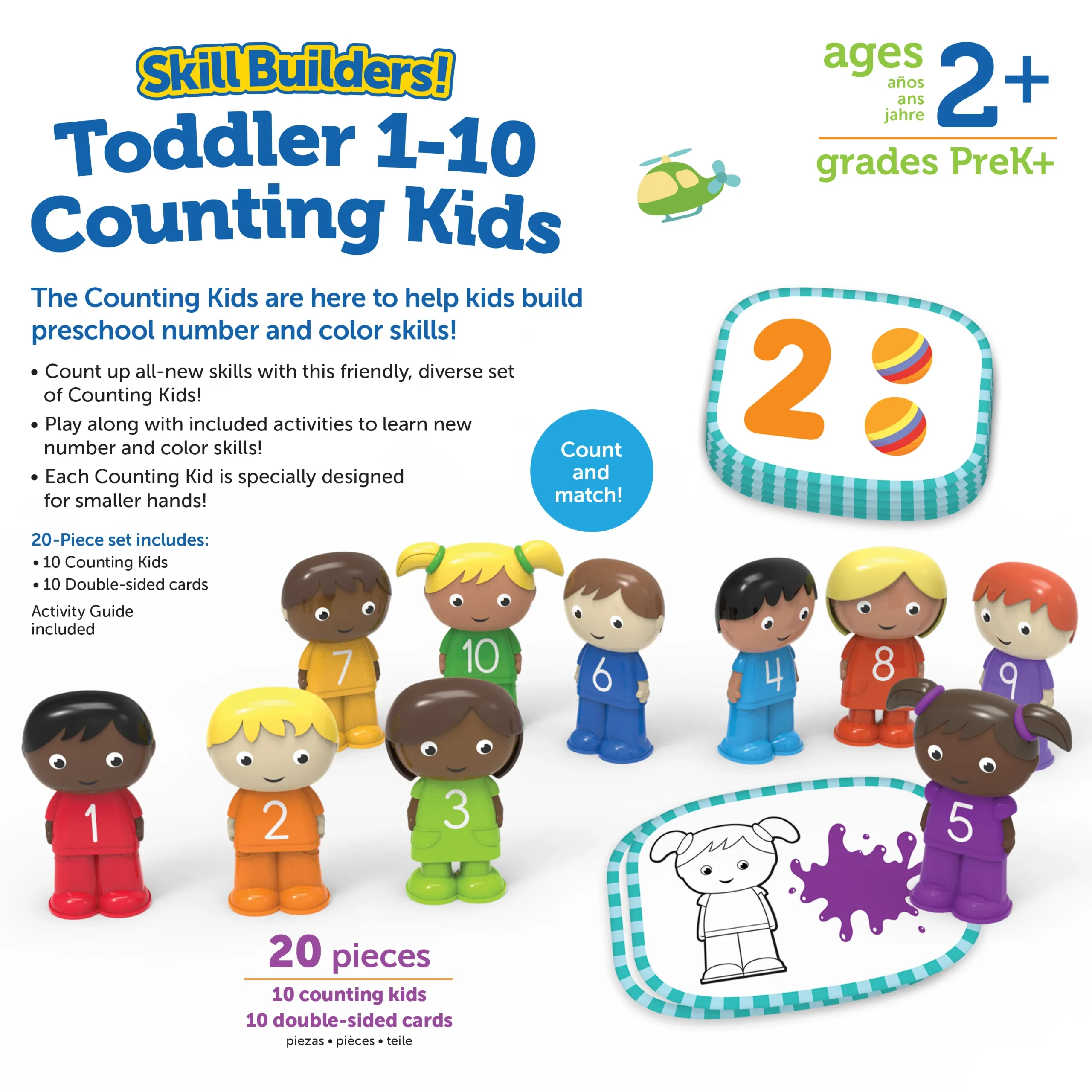 Learning Resources Puzzle Skill Builders! ToddLER- 1-10 Counting Kids - Image 6
