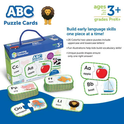 Alternative view of Learning Resources Puzzle ABC Puzzle Cards